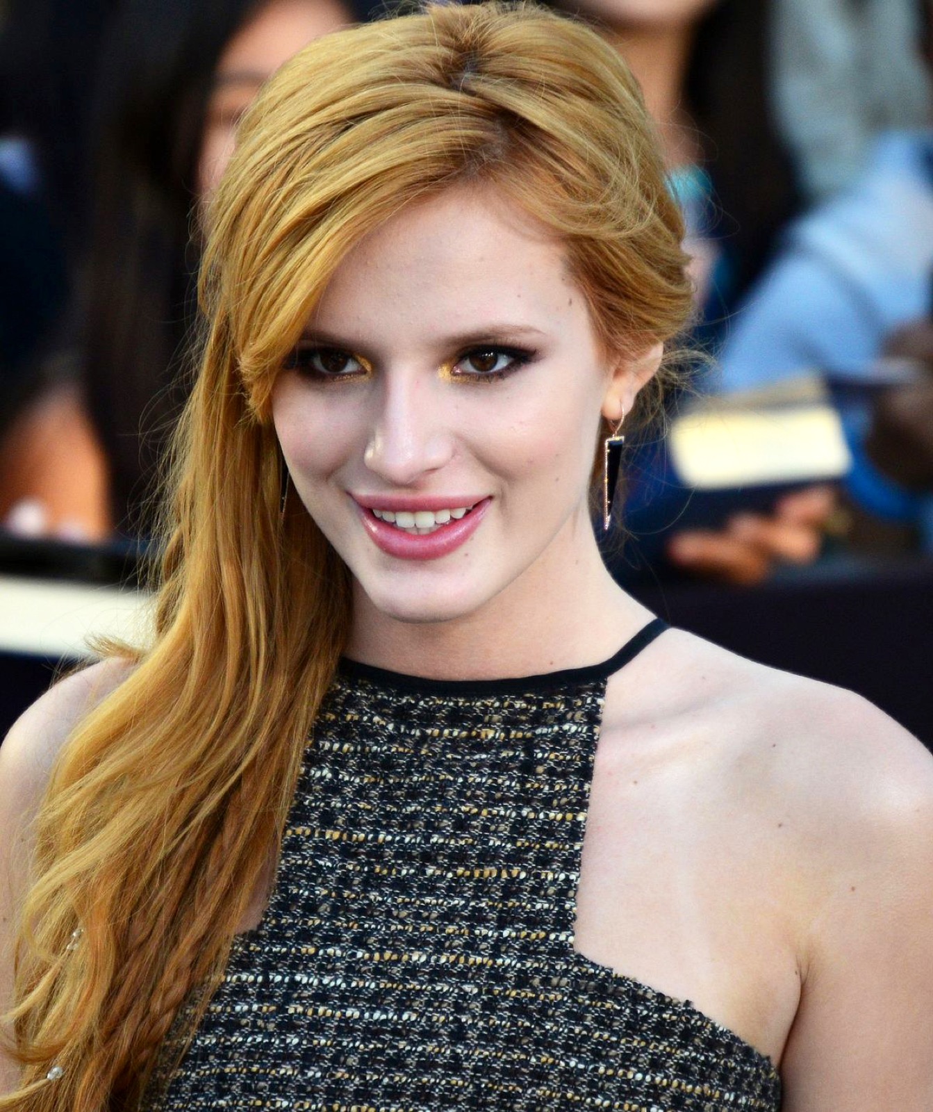 Bella Thorne at the Divergent film premiere in Westwood, California, March 2014